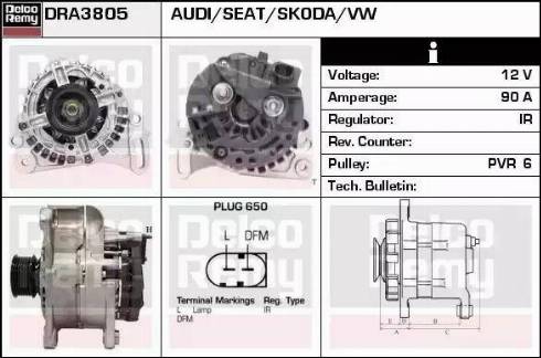 Remy DRA3805 - Alternatore autozon.pro