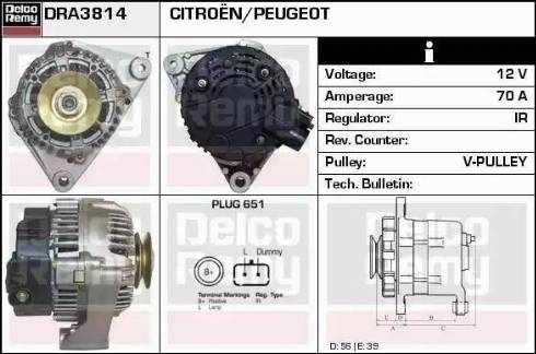 Remy DRA3814 - Alternatore autozon.pro