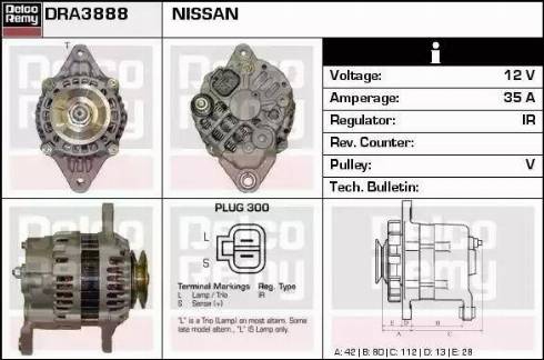 Remy DRA3888 - Alternatore autozon.pro