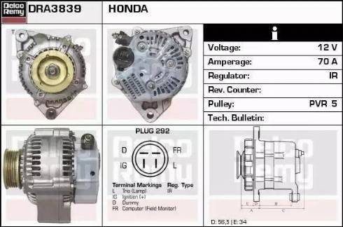 Remy DRA3839 - Alternatore autozon.pro