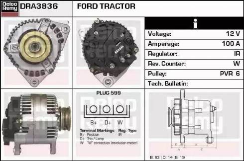 Remy DRA3836 - Alternatore autozon.pro