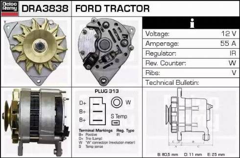 Remy DRA3838 - Alternatore autozon.pro