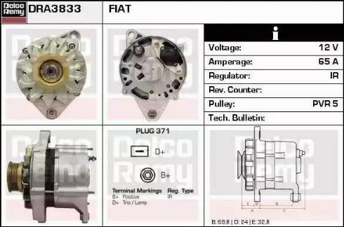 Remy DRA3833 - Alternatore autozon.pro