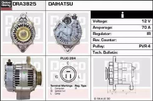 Remy DRA3825 - Alternatore autozon.pro