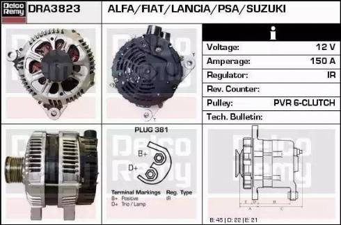 Remy DRA3823 - Alternatore autozon.pro