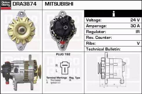 Remy DRA3874 - Alternatore autozon.pro