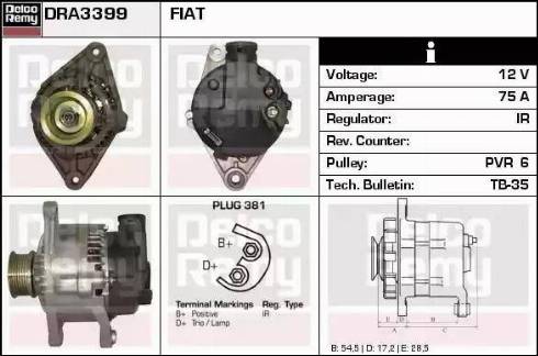 Remy DRA3399 - Alternatore autozon.pro