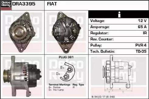 Remy DRA3395 - Alternatore autozon.pro