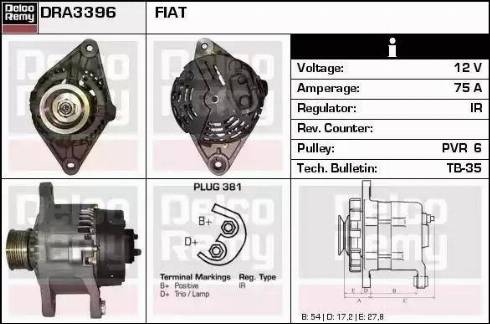 Remy DRA3396 - Alternatore autozon.pro