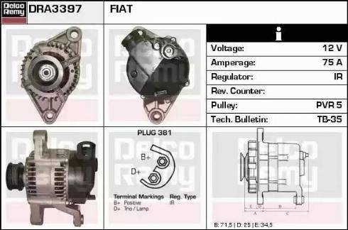 Remy DRA3397 - Alternatore autozon.pro