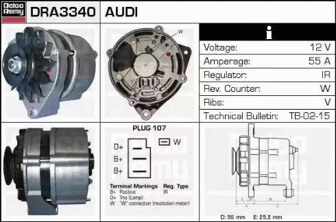 Remy DRA3340 - Alternatore autozon.pro