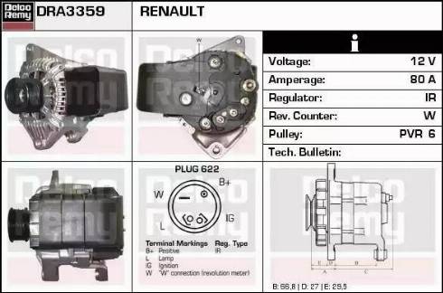 Remy DRA3359 - Alternatore autozon.pro