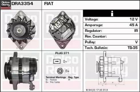 Remy DRA3354 - Alternatore autozon.pro