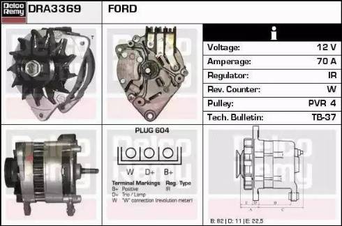 Remy DRA3369 - Alternatore autozon.pro