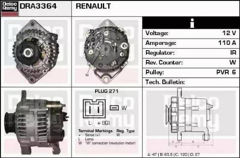 Remy DRA3364 - Alternatore autozon.pro