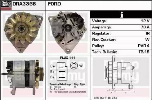 Remy DRA3368 - Alternatore autozon.pro