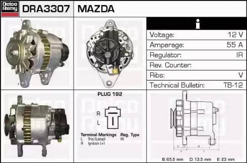 Remy DRA3307 - Alternatore autozon.pro