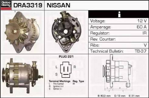 Remy DRA3319 - Alternatore autozon.pro