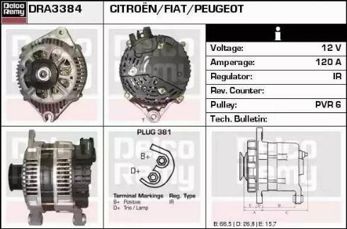 Remy DRA3384 - Alternatore autozon.pro