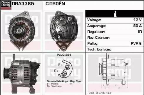 Remy DRA3385 - Alternatore autozon.pro