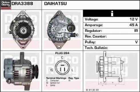 Remy DRA3388 - Alternatore autozon.pro