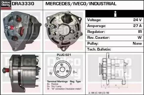 Remy DRA3330 - Alternatore autozon.pro