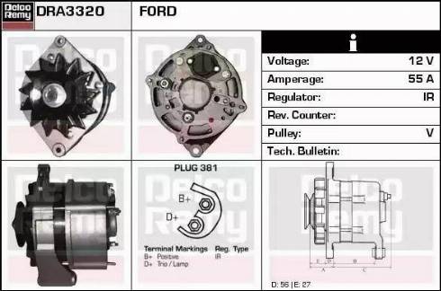 Remy DRA3320 - Alternatore autozon.pro