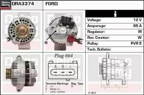 Remy DRA3374 - Alternatore autozon.pro