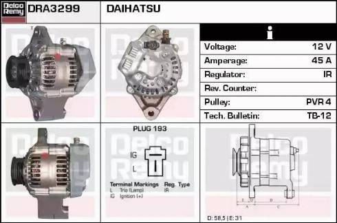 Remy DRA3299 - Alternatore autozon.pro