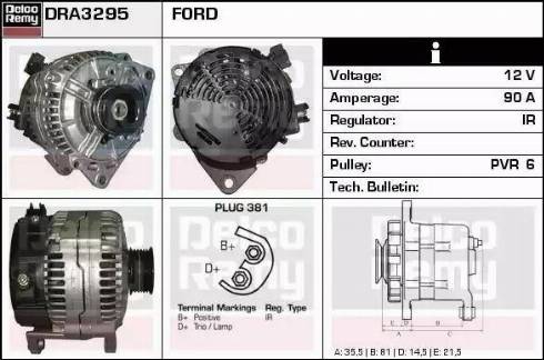 Remy DRA3295 - Alternatore autozon.pro