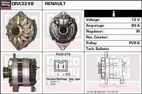 Remy DRA3249 - Alternatore autozon.pro