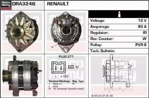 Remy DRA3246 - Alternatore autozon.pro