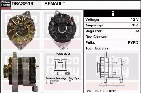 Remy DRA3248 - Alternatore autozon.pro