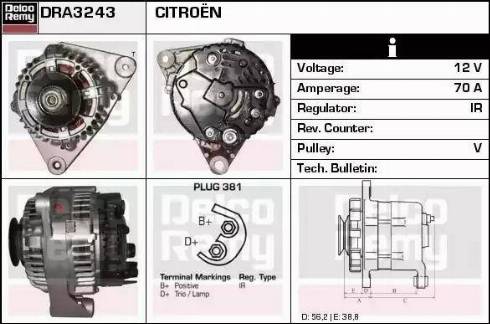 Remy DRA3243 - Alternatore autozon.pro