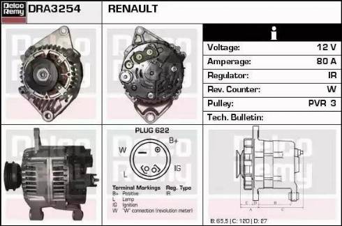 Remy DRA3254 - Alternatore autozon.pro