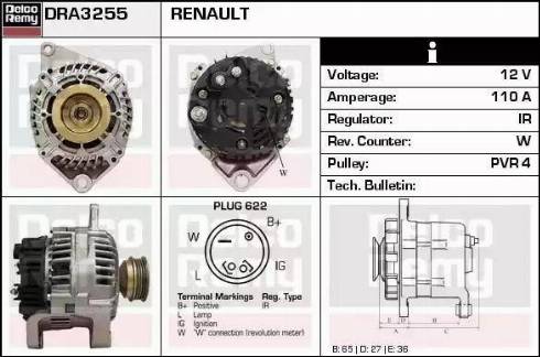 Remy DRA3255 - Alternatore autozon.pro