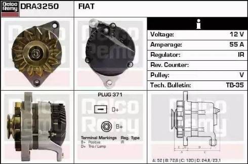 Remy DRA3250 - Alternatore autozon.pro