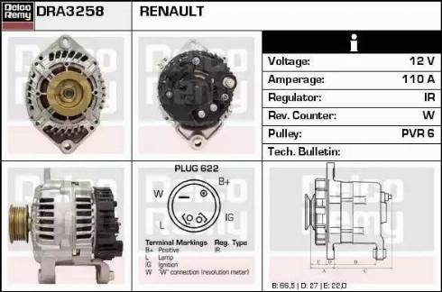 Remy DRA3258 - Alternatore autozon.pro