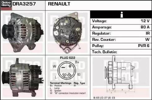 Remy DRA3257 - Alternatore autozon.pro