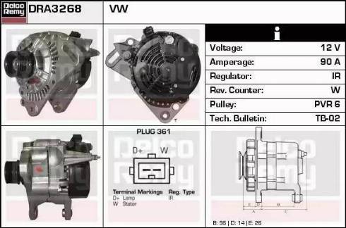 Remy DRA3268 - Alternatore autozon.pro