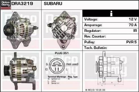 Remy DRA3219 - Alternatore autozon.pro