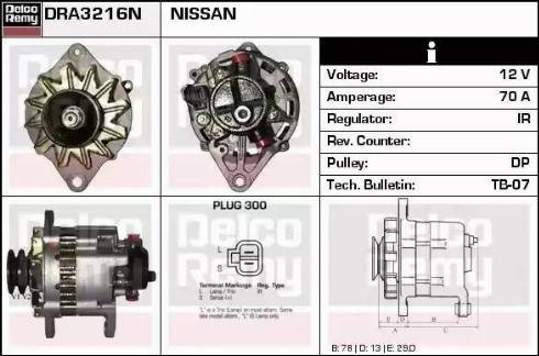 Remy DRA3216N - Alternatore autozon.pro