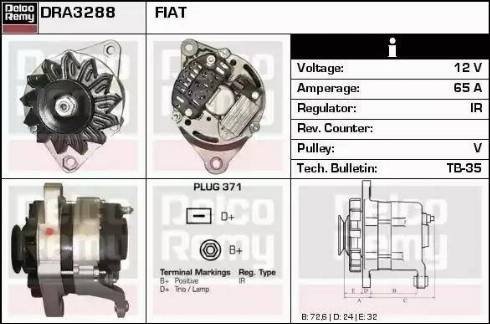 Remy DRA3288 - Alternatore autozon.pro