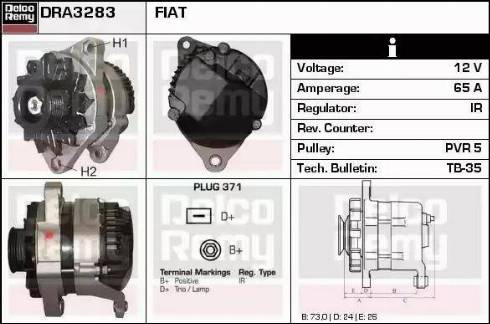 Remy DRA3283 - Alternatore autozon.pro