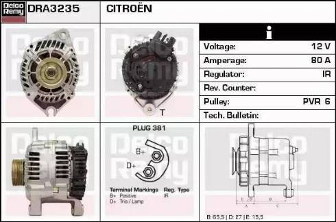 Remy DRA3235 - Alternatore autozon.pro