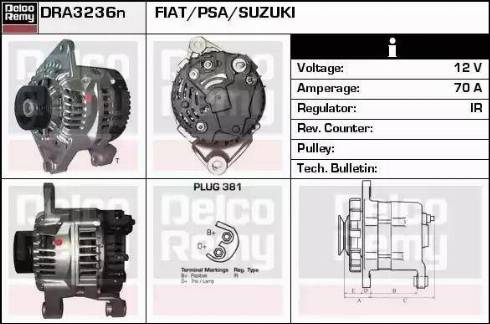 Remy DRA3236N - Alternatore autozon.pro