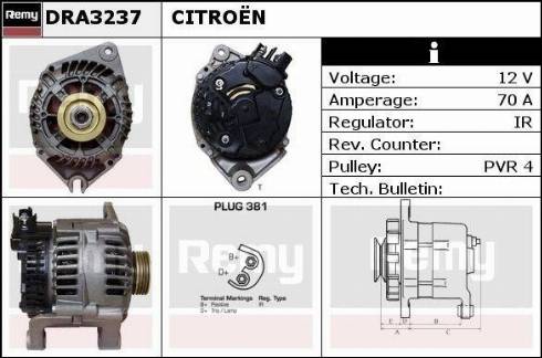 Remy DRA3237 - Alternatore autozon.pro