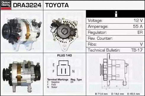 Remy DRA3224 - Alternatore autozon.pro