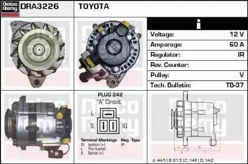 Remy DRA3226 - Alternatore autozon.pro