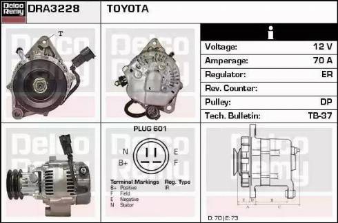 Remy DRA3228 - Alternatore autozon.pro